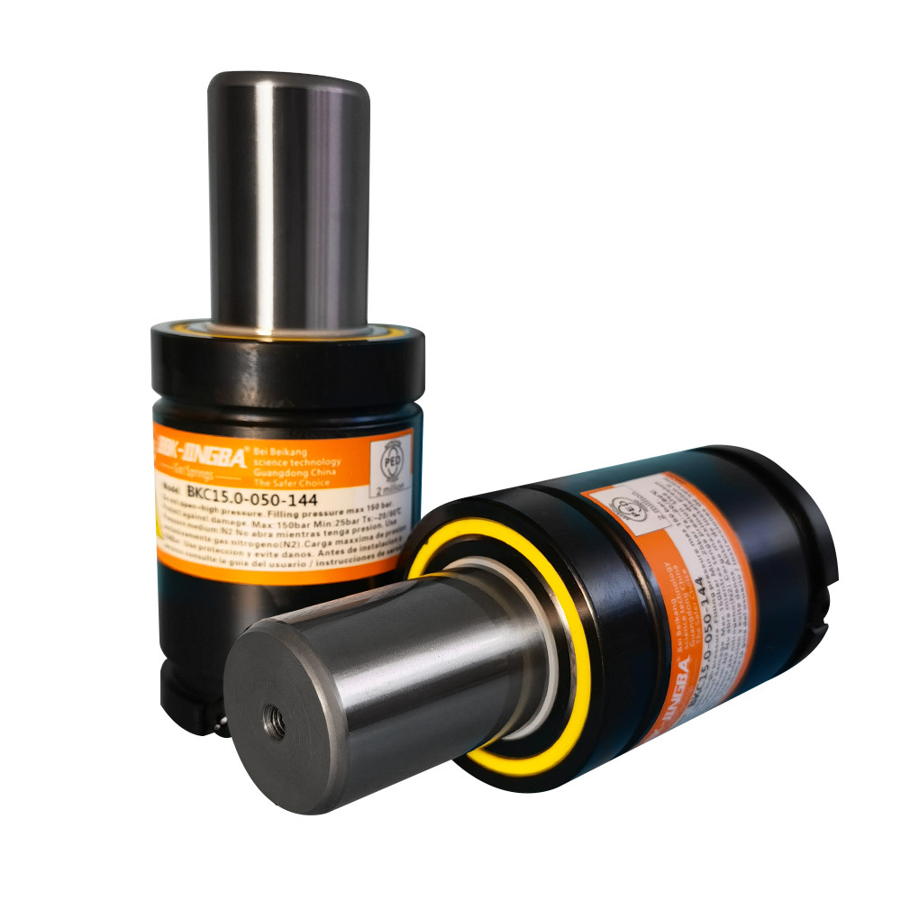 Ultra short powerful nitrogen spring
