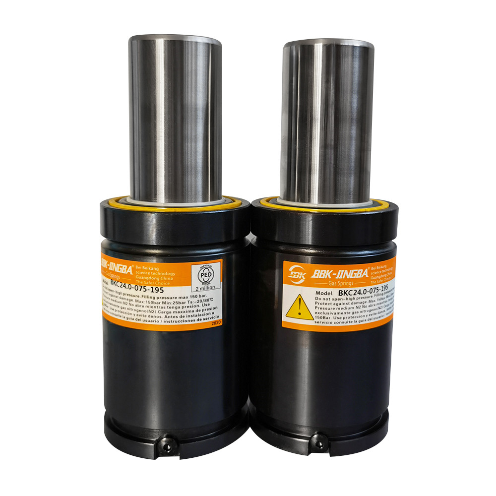 Ultra short powerful nitrogen spring