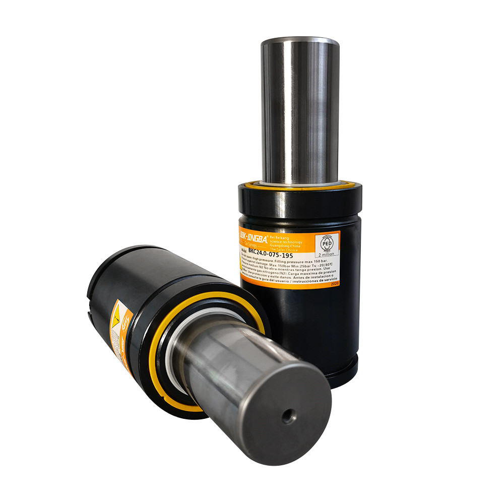 Ultra short powerful nitrogen spring