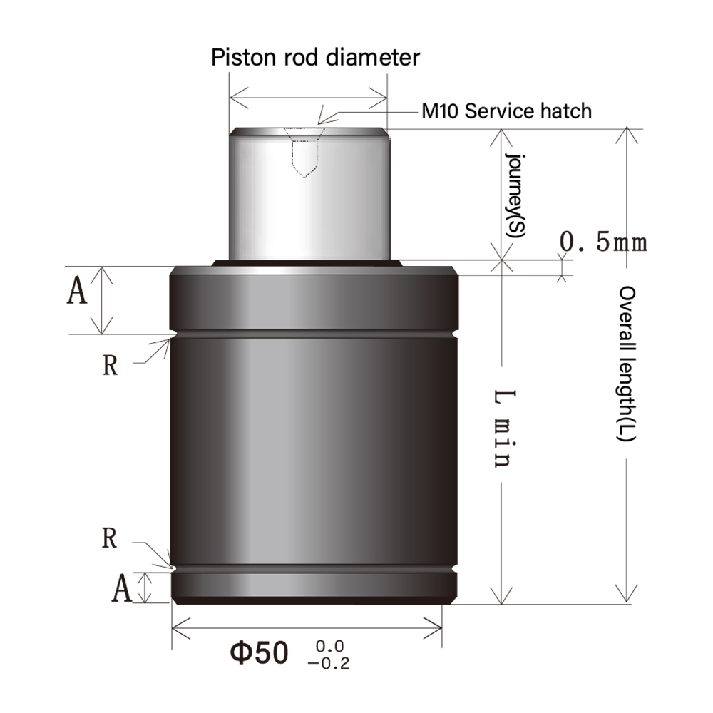 Superfine strong nitrogen spring
