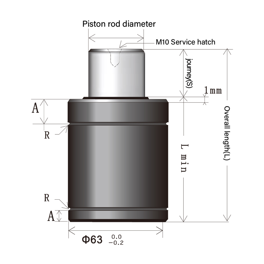 Superfine strong nitrogen spring