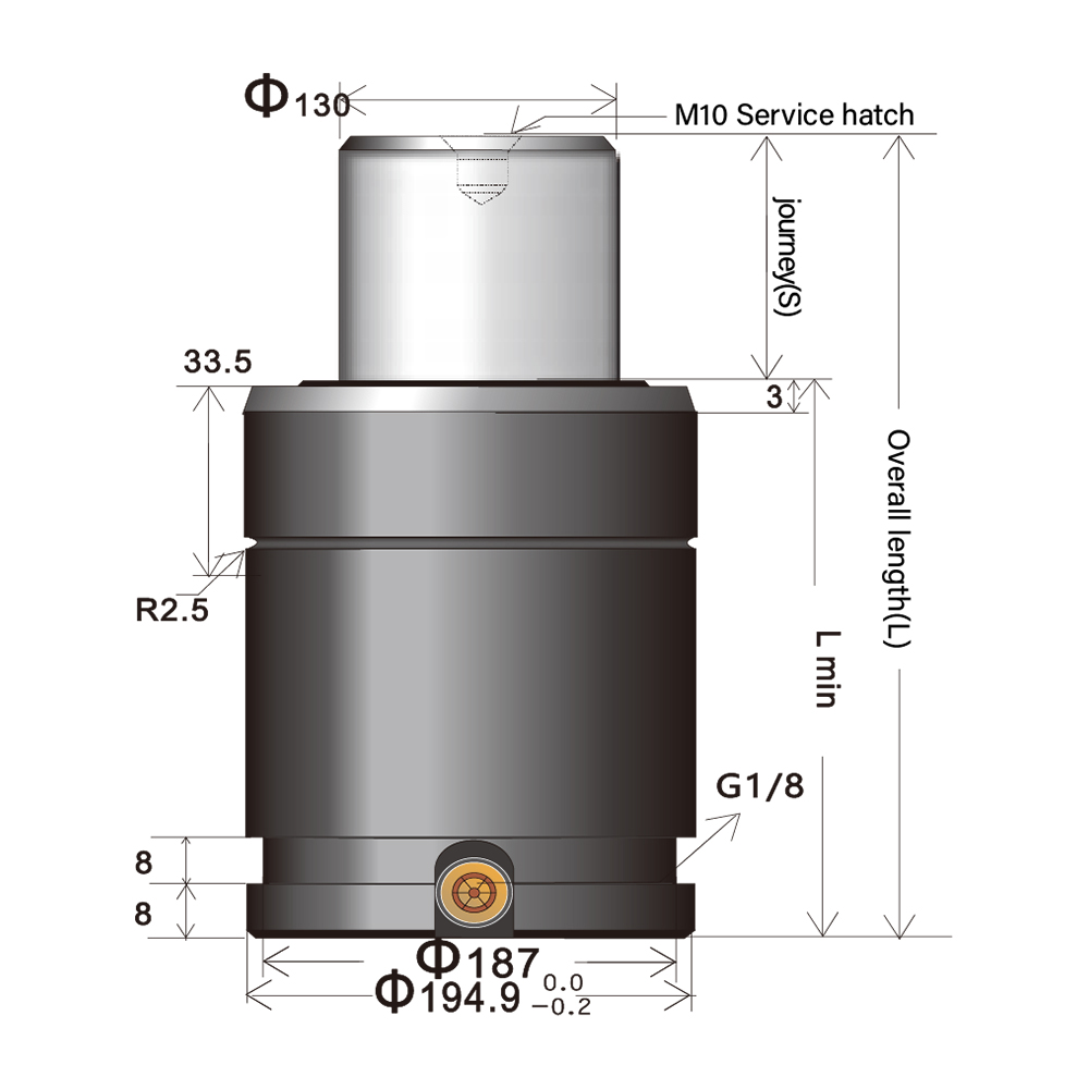 Сверхкороткая мощная азотная пружина